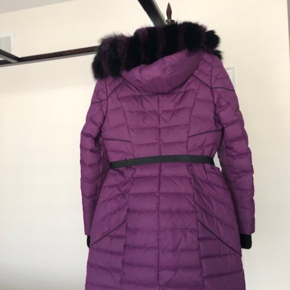 Winter down jacket, purple - Picture 4 of 5